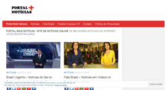 Desktop Screenshot of portalmaisnoticias.com