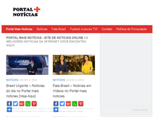 Tablet Screenshot of portalmaisnoticias.com
